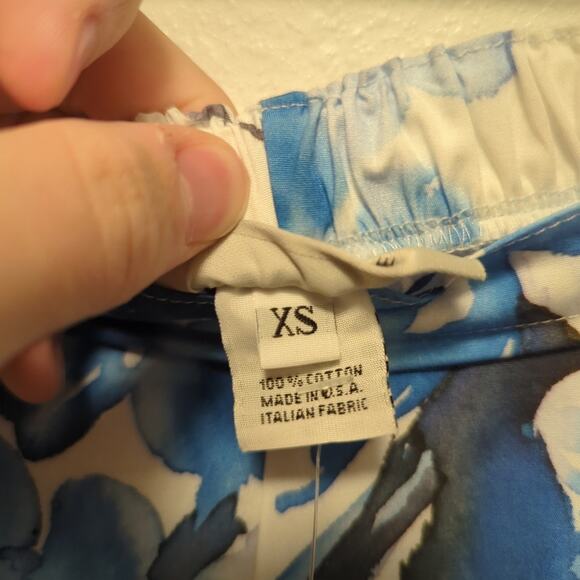 NWT Bryn Walker Cropped Floral Pull On Pants Sz XS - Picture 5 of 6